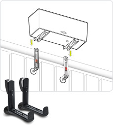 LECHUZA balcony brackets